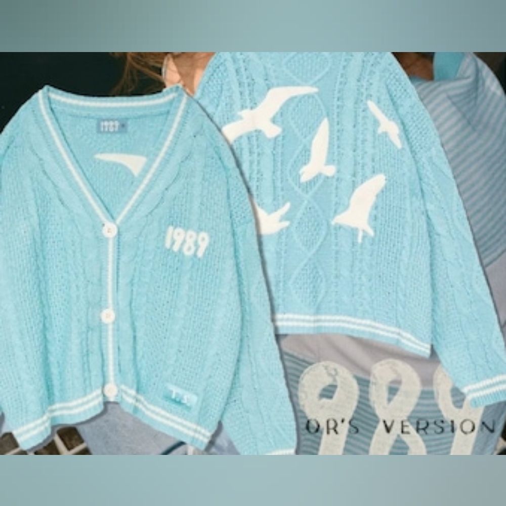 NWT Official Taylor Swift 1989 Taylor's Version Cardigan XL/XXL